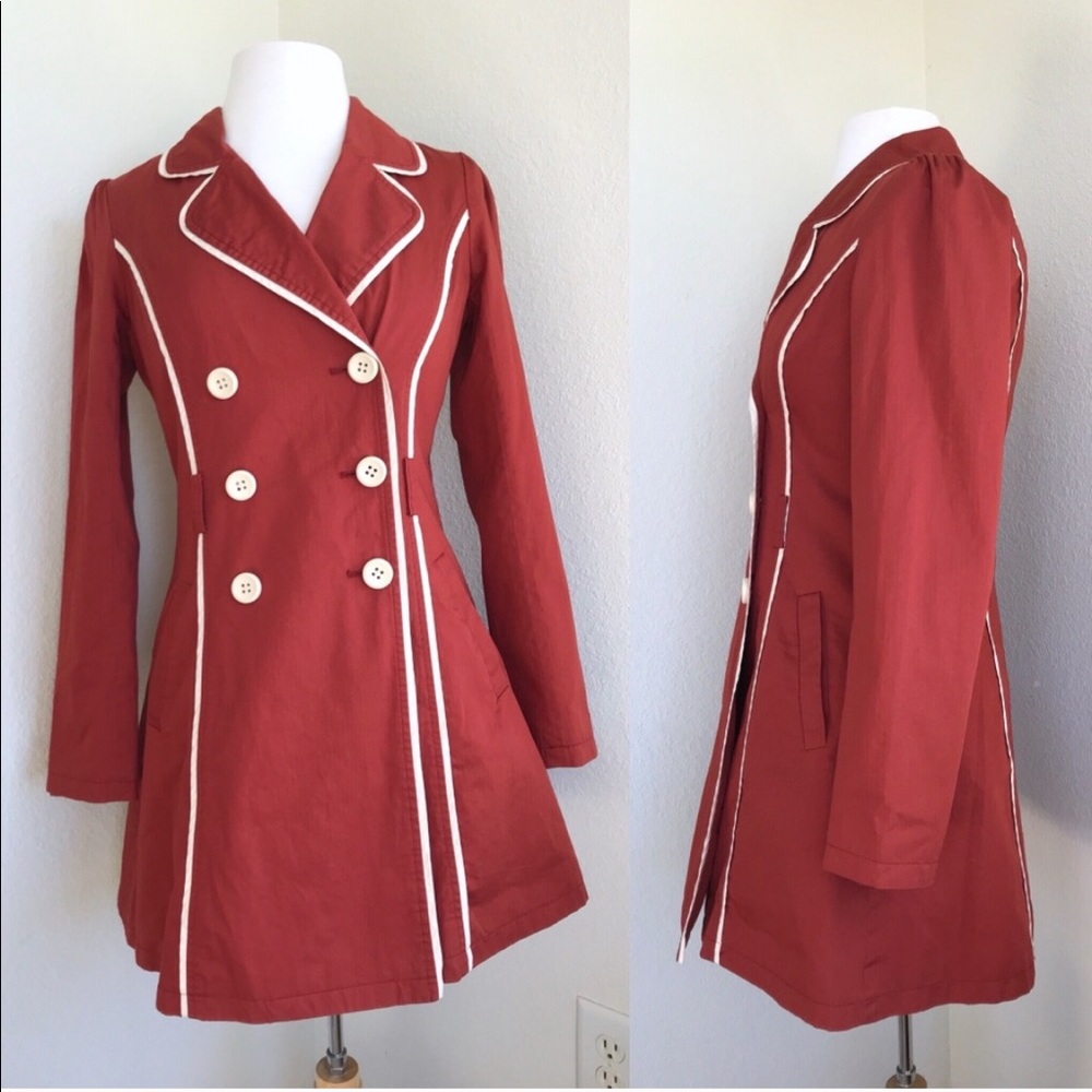 Modcloth Double Breasted Coat